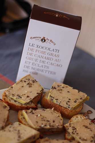 Le Foie gras de canard au chocolat
