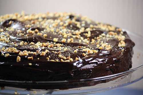 Le gâteau au chocolat, sans gluten