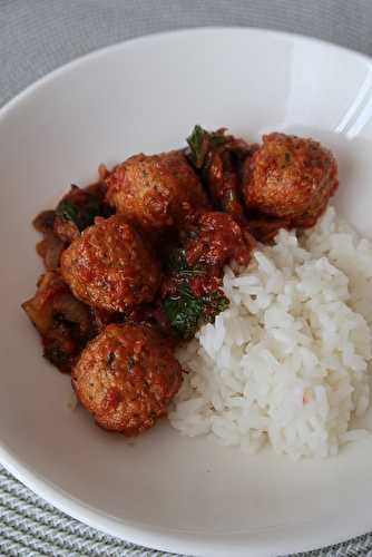 Le lundi c’est veggie : Boulettes sauce tomate BBQ