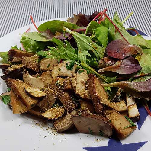 Le lundi c’est veggie : poêlée de seitan aux champignons