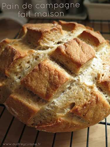 Le Pain de campagne maison, recette Marlette