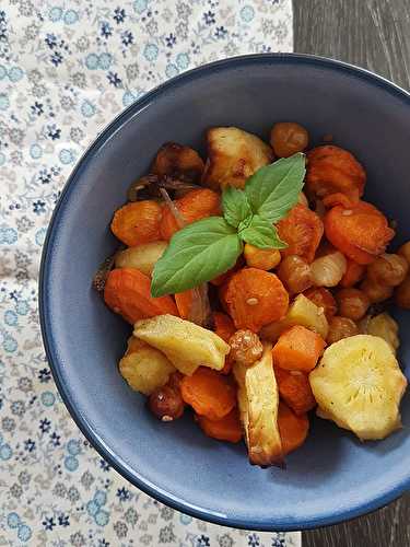 Légumes au four au cumin