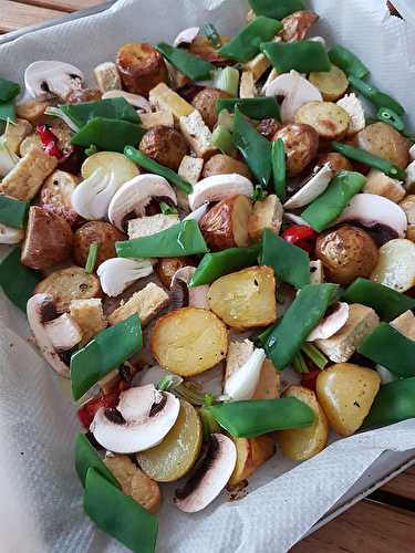 Légumes & pommes de terre grenailles rôtis