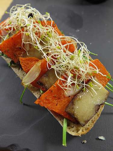 Les légumes de l'Amap j'en fais quoi ? Tartines végétariennes, tofu & potiron