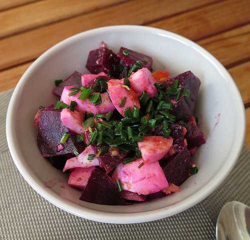 Les légumes de l'Amap j'en fais quoi ? Une salade de betteraves