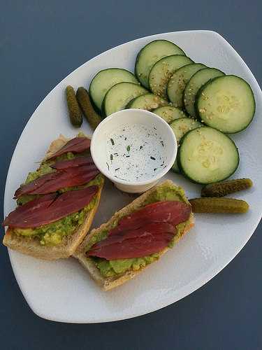 Les tartines du dimanche soir : magret & avocat