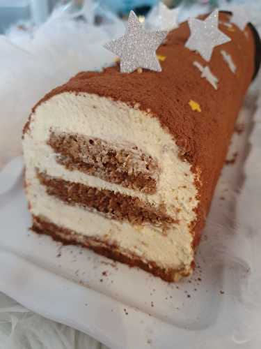 Ma buche de Noël tiramisu