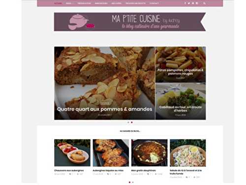 Ma P'tite Cuisine, mon blog tout beau tout neuf