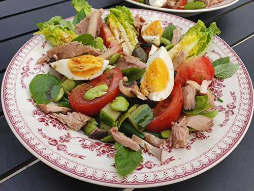 Ma p'tite salade un peu niçoise ...