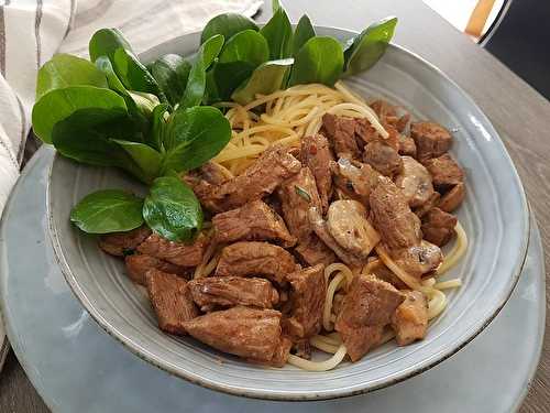 Ma recette légère du boeuf façon Stroganov