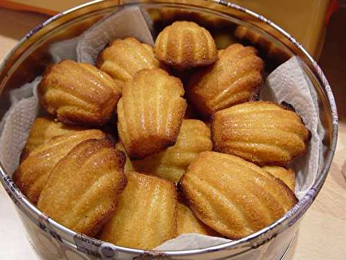 Madeleines au citron vert