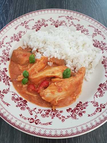 Mafé de poulet pour utiliser un reste de poulet rôti