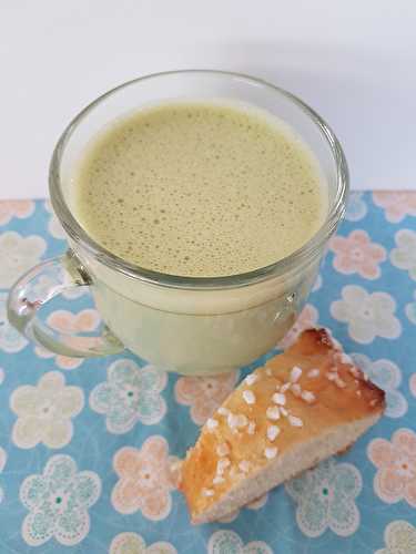 Matcha latte au chocolat blanc