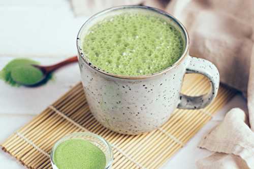 Matcha-latte au lait de coco