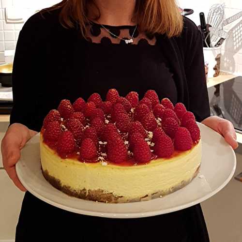 Mon Cheesecake préféré aux framboises