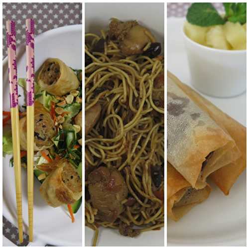 Mon menu pour le nouvel an chinois