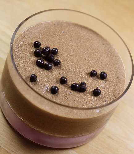 Mousse au chocolat au café