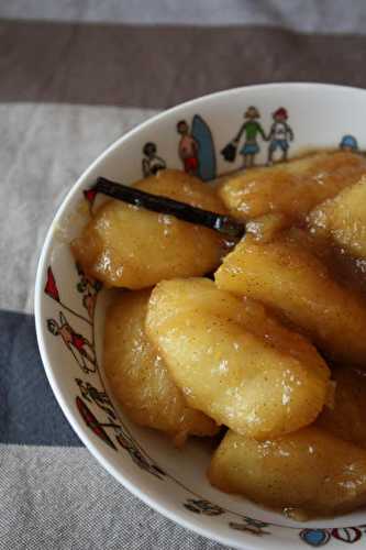 Pommes au caramel au beurre salé