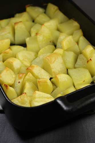 Pommes de terre crousti-moelleuses au four