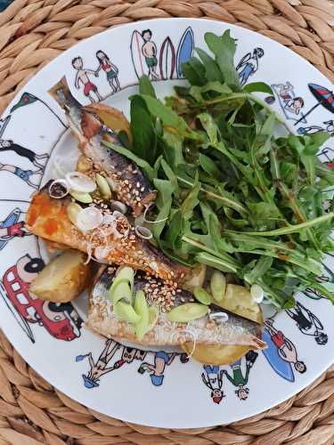 Pommes de terre nouvelles, sardines & roquette