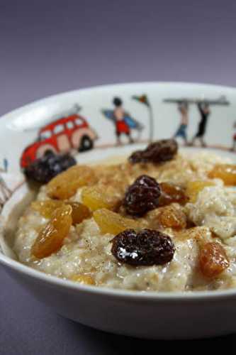 Porridge aux flocons d'avoine