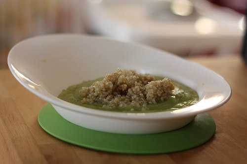 Purée courgette asperge & quinoa (bébé de plus de 9 mois)