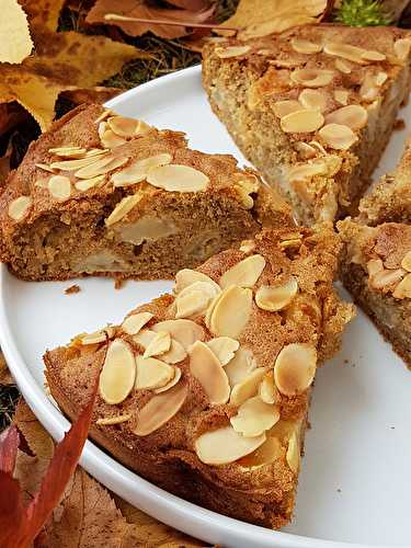 Quatre quart aux pommes & amandes