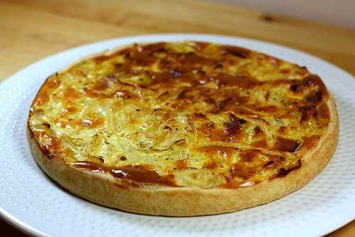 Recette de la tarte aux oignons légère