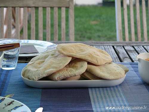 Recette des pains pitas faits maison