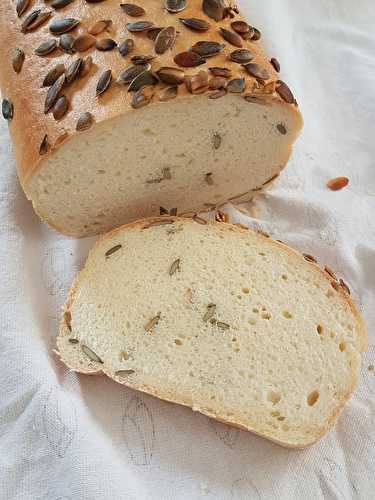 Recette du pain de mie sans gluten aux graines de courge