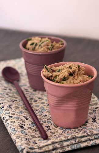 Rillettes de thon à la ciboulette