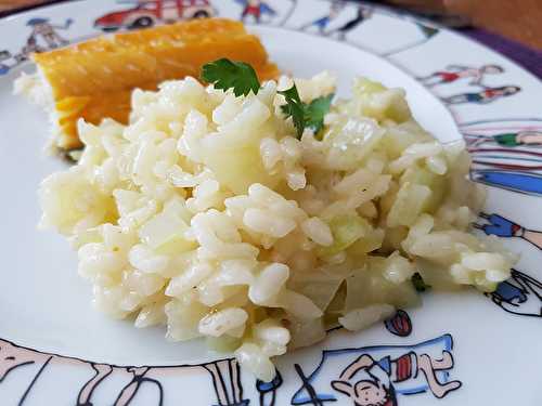 Risotto au fenouil et citron [Microvap Tupperware]