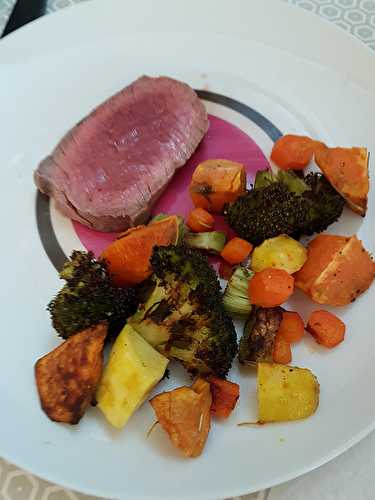 Rosbeef & légumes au four