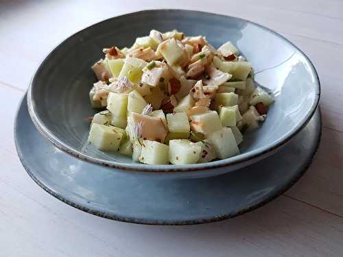 Salade de chou rave au jambon