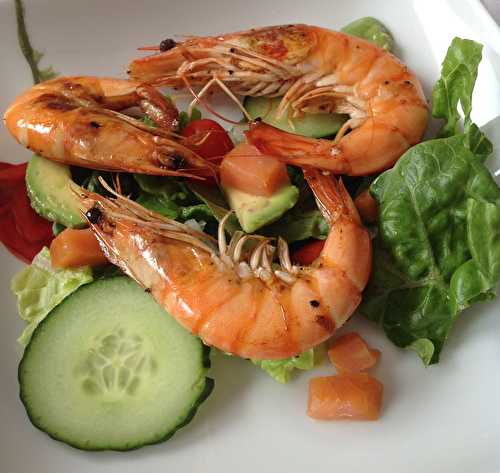 Salade de crevettes