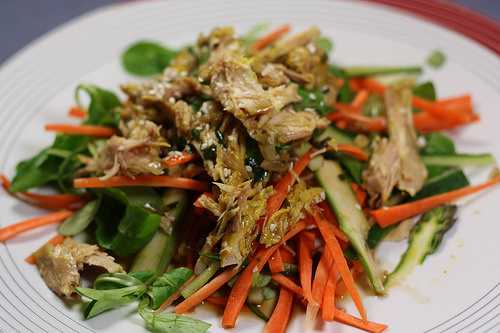 Salade de poulet au curry