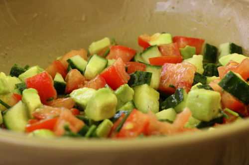 Salsa de tomates & avocat