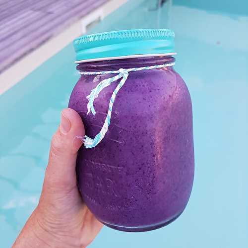 Smoothie aux myrtilles