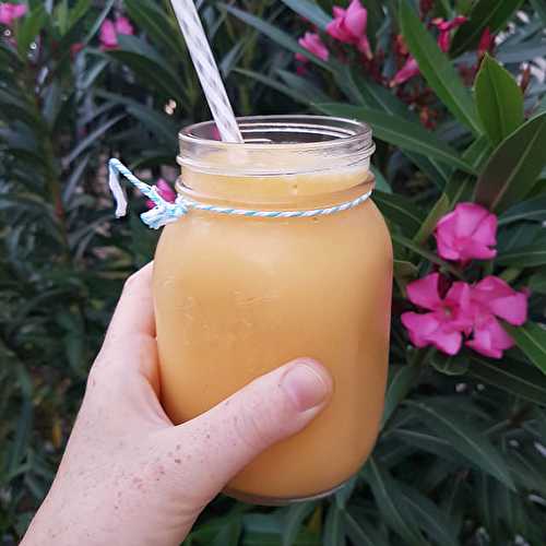 Smoothie mangue, pèche & abricot