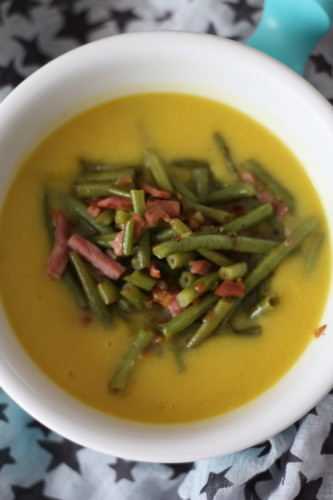 Soupe de patate douce & carottes, version soupe-repas