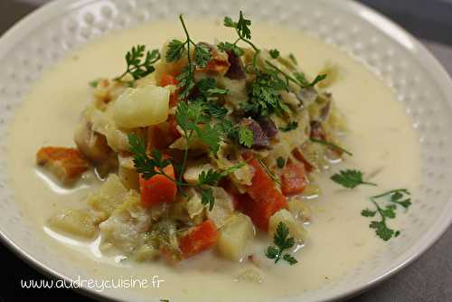 Soupe Irlandaise au Haddock