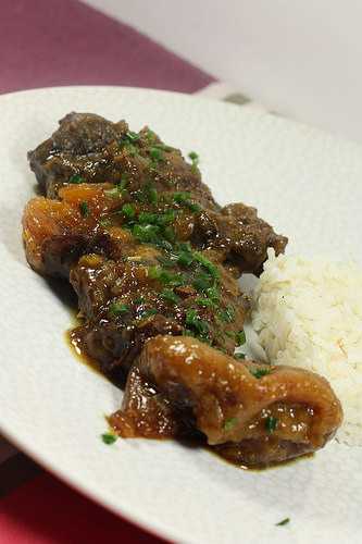 Tajine de boeuf aux fruits secs