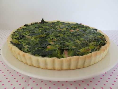 Tarte au vert de poireaux