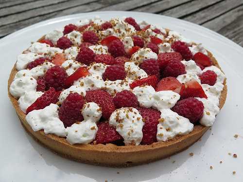 Tarte aux fruits rouges