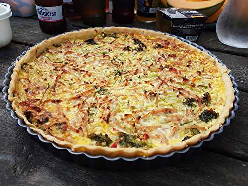 Tarte aux légumes râpés