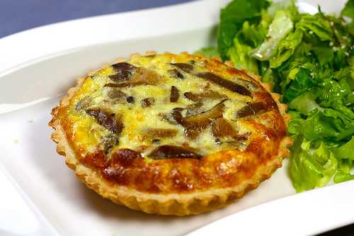 Tartelettes aux champignons & parmesan