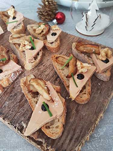 Tartines foie gras & cèpes