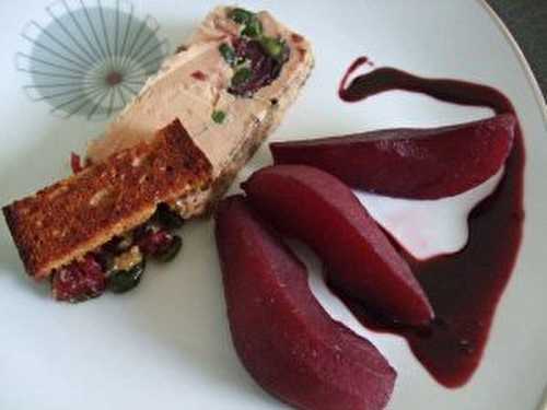 Terrine de foie gras aux cranberries