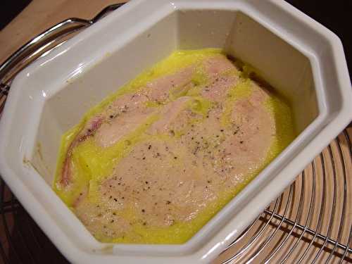 Terrine de foie gras maison en photo et en étapes