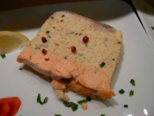 Terrine de poissons (cabillaud, saumon et rougets)